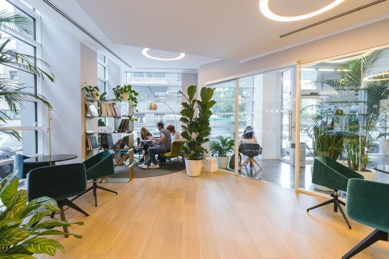 photo of our work space in one of our offices